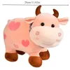 Pluszowe lalki miękkie zabawki dla bydła zwierzęcego kreskówka słodka krowa lalka dla dzieci prezenty urodzinowe dziecko śpiące poduszki dziecięce zabawki 231013