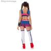 Kostium motywu Łańcuchy Lollipop Come Juliet Starling Cosplay Come Munduli Dorosle Women Dress Top Party Halloween Cosplay COMPLEL231013