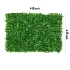 Faux Floral Greenery 40*60cm Artificial Grass Mat Plant Walls Foliage Hedge Panels Fence Landscape For Home Garden Floor Decor Q641