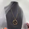 Moda 18K Lettera L Collana girocollo Gioielli Ciondolo e orecchini Collana di cristallo artificiale Regalo di nozze per feste da donna295o