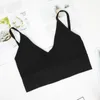 Bustiers Corsets Récolte Hauts Femmes Sexy Bustier Tubulaire Femme Streetwear Sans Manches Débardeurs Sans Couture Sport Lingerie T-shirt Soutien-Gorge Bandeau Débardeur