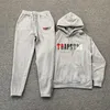 Hoodie Trapstar Full Tracksuit Rainbow Towel Brodery Decoding Capinage Sportswear Men and Women Sportswear Suit Closers Tableau Taille XL