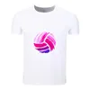 Herr t shirts älskar volleyboll mode bomull stora storlek studenter sommar t-shirt kort ärm män kvinnor pojkar flickor skjorta tees barn tshirt