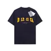 Mens Designer T-shirt lyx varumärke ba t skjortor män kvinnor kort ärm t skjortor sommar kausal tees hip hop streetwear tops shorts kläder kläder olika färger-18