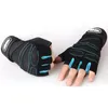 Sports Gloves Men Gym Weightlifting Bodybuilding Training Fitness Fingerless Half Finger Cycling Non Slip Wrist Support 231012