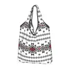 ショッピングバッグKabyle Amazigh Carpet Grocery Tote Women Funny Africa Geometric Morocco Slold Shopper大型ハンドバッグ