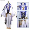 Costume a tema Kamisato Ayato Cosplay Genshin Impact Come Parrucca uniforme Anime Halloween Arriva per uomo GameL231013