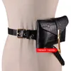 Midjepåsar Fashion Soft Leather Belt Bag For Women Luxury Tassel Ladies Svart midja påsar Telefonficka avtagbar Fanny Packs G141 231012