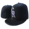 2022ロッキーズCRレター野球帽子ケッツチェイペウス男性のための女性スポーツヒップホップファッションボーンフィットハットH16257W