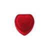 Jewelry Pouches 24Pcs/lot Red Heart Velvet Shaped Romantic Birthday Engagement Ring Case Valentine's Day Gift Box Display Storage