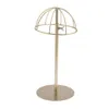 Wig Stand Vintage Design Gold Metal Hat RackCapWig Holder Free Standing Display Stand 231012