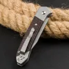 BK1094 Auto Tactisch Zakmes 440A Stone Wash Blade Roestvrij staal + Koolstofvezel Handvat Outdoor Survival EDC Zakmessen