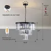 American black iron art crystal chandeliers dining room light chandeliers light lighting bedroom lamp,Crystal chandeliers