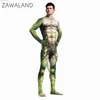 Costume à thème Zawaland Animal Come avec queue Halloween Cosplay Petsuit pour homme Entrejambe Carnaval Catsuit Vacances Zentai Body Outfit T231013