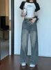 Dames jeans wijde pijpen baggy hoge taille cargobroek dames Korea Street Wear stedelijke Y2K kleding jaren 2000 streetwear jaren 90 Jean groot