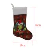 Grinchs julstrumpor 18 tum stora jul Grinchs Stocking Kit Juldekorationer Holiday Ornament Grinchs Decor Home Inomoors 1016