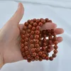 4mm 6mm 8mm 10mm 12mm Natural stone Red Jasper bracelet Gemstone Healing Power Energy Beads Elastic Stretch stone round Beads bracelet