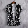 Camicie casual da uomo Camicia hawaiana da uomo Manica corta da uomo Abbottonatura tropicale Aloha Holiday Beach Wear