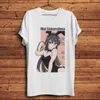 Herr t -skjortor kawaii waifu mai sakurajima rolig anime flicka senpai skjorta män vit casual tshirt unisex otaku streetwear tee