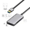 3.0 Card Reader Multifunction Hub 5 In 1 USB Adapter SD / TF CF Splitter For Laptop PC Pographer
