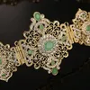 Autres accessoires de mode Bijoux de corps pour femmes classiques Style marocain Chaîne de taille en métal Ceinture Caftan évidée avec longueur réglable 231013