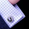 Cuff Links KFLK Jewelry shirt cufflink for mens Brand cuff button Retro cuff link High Quality Black abotoaduras gemelos guests 231012