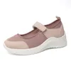 Scarpe eleganti Moda Donna Scarpe da ginnastica con zeppa in rete con zeppa Scarpe da passeggio all'aperto Casual da donna Atletiche Fintess Yoga Scarpe traspiranti estive