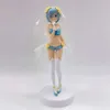 Mascot Costumes 25cm Anime Figure Re: Zero-starting Life in Another World Remm and Ram Sexy Gauze Swimsuit Model Dolls Toy Gift Collect Boxed