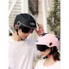 Capacetes de ciclismo motocicleta com luzes led capacete ciclomotor scooter elétrico para homens mulheres dupla viseira recarregável bicicleta luz 231013