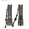 Torches XHP90.2 Powerful 26650 LED Flashlight USB Rechargeable XHP70.2 Tactical Light 18650 Zoomable Waterproof Torch Light Q231013