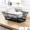 Dish Racks Bowl Rack Drain Kitchen Chopsticks And Plate Water Collection Drying Home Garden Housekeeping Organization Kitchen Storage Otsw6