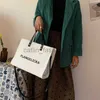 Bakken Aktetas vrouwelijk draagbaar professioneel streep eenvoudig grote capaciteit enkele schoudertas stijl werk canvas tascatlin_fashion_bags