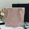 10a Top Quality Shopping 27 cm Fashion Designer väskor den stora kapacitetskvinnan axelhandväska lady crossbody bagss tygväska handväska med låda