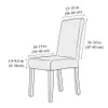 Housses de chaise 1/2/4/6 pièces housse de chaise en velours Super doux élastique salle à manger chaise housse de siège pour cuisine salle à manger banquet de mariage maison 231013