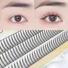 Faux Cils AM Forme Maquillage Professionnel Cils Individuels Cluster Spikes Lash Wispy Premade Russe Naturel Fluffy 231012