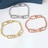 Bracelets de créateurs de luxe de concepteur de chaîne Bracelets en couleur pour femmes bracelet homme généreuse affichage de la mode de mode bijoux de vacances Gift 905T