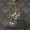 Wallpapers antigo damasco papel de parede para sala de estar quarto à prova d'água pvc luxo em relevo textura floral papel de parede decoração de casa