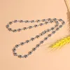 Цепочки из стерлингового серебра S925, ожерелье, персонализированная корейская версия, цепочка с шестиконечной звездой и воротником, модная мужская состаренная цепочка
