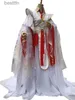 테마 의상 Xie Lian Yue Shen Cosplay 골동품 소설 Tian Guan Ci Fu Platinum Peacock Cosplay Costmes Cos Wig Shoes for Halloween Partyl231013