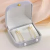 Kolczyki stadnorskie 18K Gold Splated Fashion Pearl For Women Trendy Girl Earring Female Party Jewelry Gift Hurt