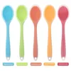 Spoons Grade Silicone Heat Resistant Non-stick Rice Spoon Soup Mixing Kid Cooking Kitchen Tool