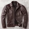 Men's Leather Faux Free natural Promocin Dermis Mens casual black genuine leather jacket slim business cowhide coat plus father's cloth 231012