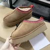 2023 Tasman Austrália Mini Tazz Ultra u Chinelos Curtos Ug Boot Bottes Marrom Plataforma Pele Castanha Botas Mulheres Vermelho Rosa Azul Chinelos 5a