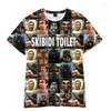 Männer T Shirts 3D Gedruckt Skibidi Toilette T-Shirt Sommer Frauen Männer Oansatz Kurzarm T Streetwear Y2k Tops