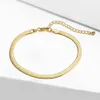 2021 Eenvoudige Mode Bruiloft Armbanden Ins Top Verkoop Sieraden 18K Gold Fill Hoge Kwaliteit Populaire Vrouwen Snake Bangle Armband gift267Y