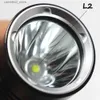 Tochas IPX8 Profissional LED Lanterna de Mergulho 26650 Tático À Prova D 'Água Portátil Branco / Amarelo 100M Lanterna Subaquática 4 Modo Dive Ligh Q231013