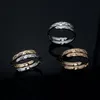 Coco Crush Toi et Moi Lingge Ring kvinnlig stil Fashion Personlighet Parringar med presentförpackning 0073213J