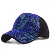 Berets Autumn Ladies Baseball Cap Korean Wild Spring and Rhinestone Caps Fashion Personality Street