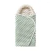 Battaniye bebek battaniye yumuşak ve sıcak uyku tulumu şarfı bez, küçük çocuklar için nefes alabilir nötr cinsiyet ürünü önler