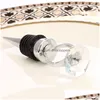 Bar Tools Crystal Diamond Ring Wine Stoppers Home Kitchen Tool Champagne Bottle Stopper Wedding Guest Gift Gifts Box Packaging Drop Dhmf7